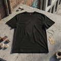 Persartz® Shadow Monogram — Playera Negra Minimalista Premium | SHADOW IV