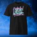 Persartz® Chaos Control Camiseta Streetwear Negro Frente DROP001