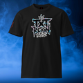 Persartz® Crown Signal Script Camiseta Streetwear Negro Frente DROP002