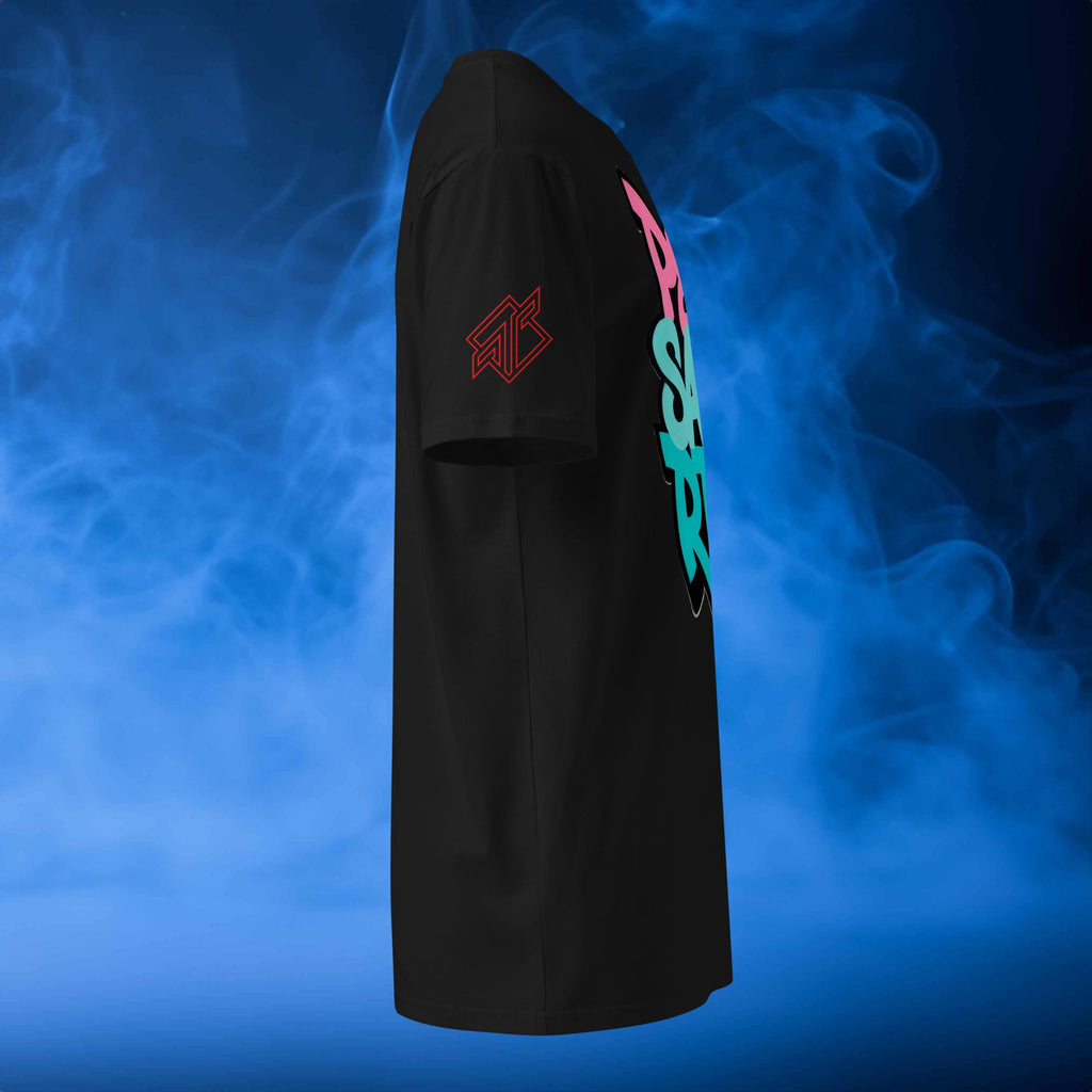 Persartz® Bubble Gum Camiseta Streetwear Negro Lateral DROP001