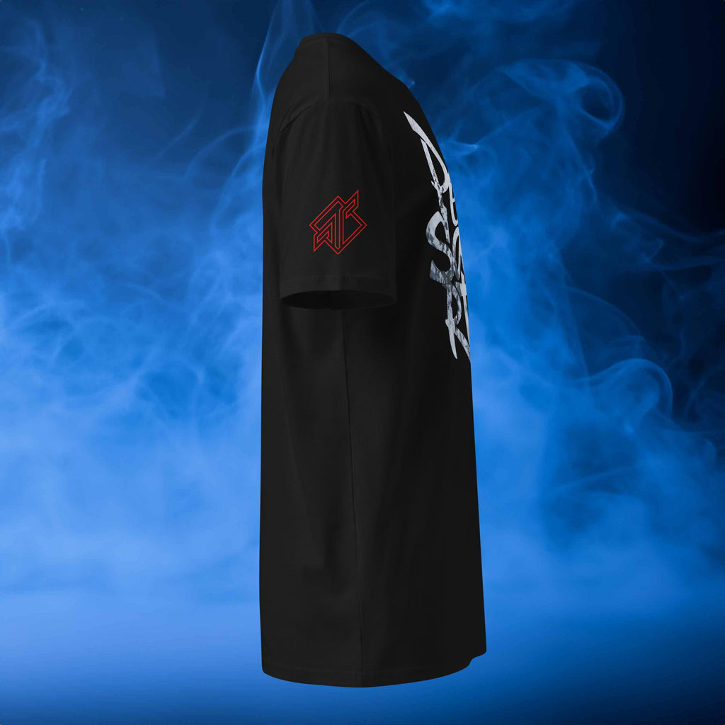 Persartz® Raw Dominion Camiseta Streetwear Negro Lateral DROP001
