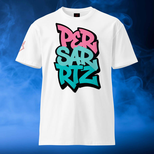 Persartz® Bubble Gum Camiseta Streetwear Blanco Frente DROP001